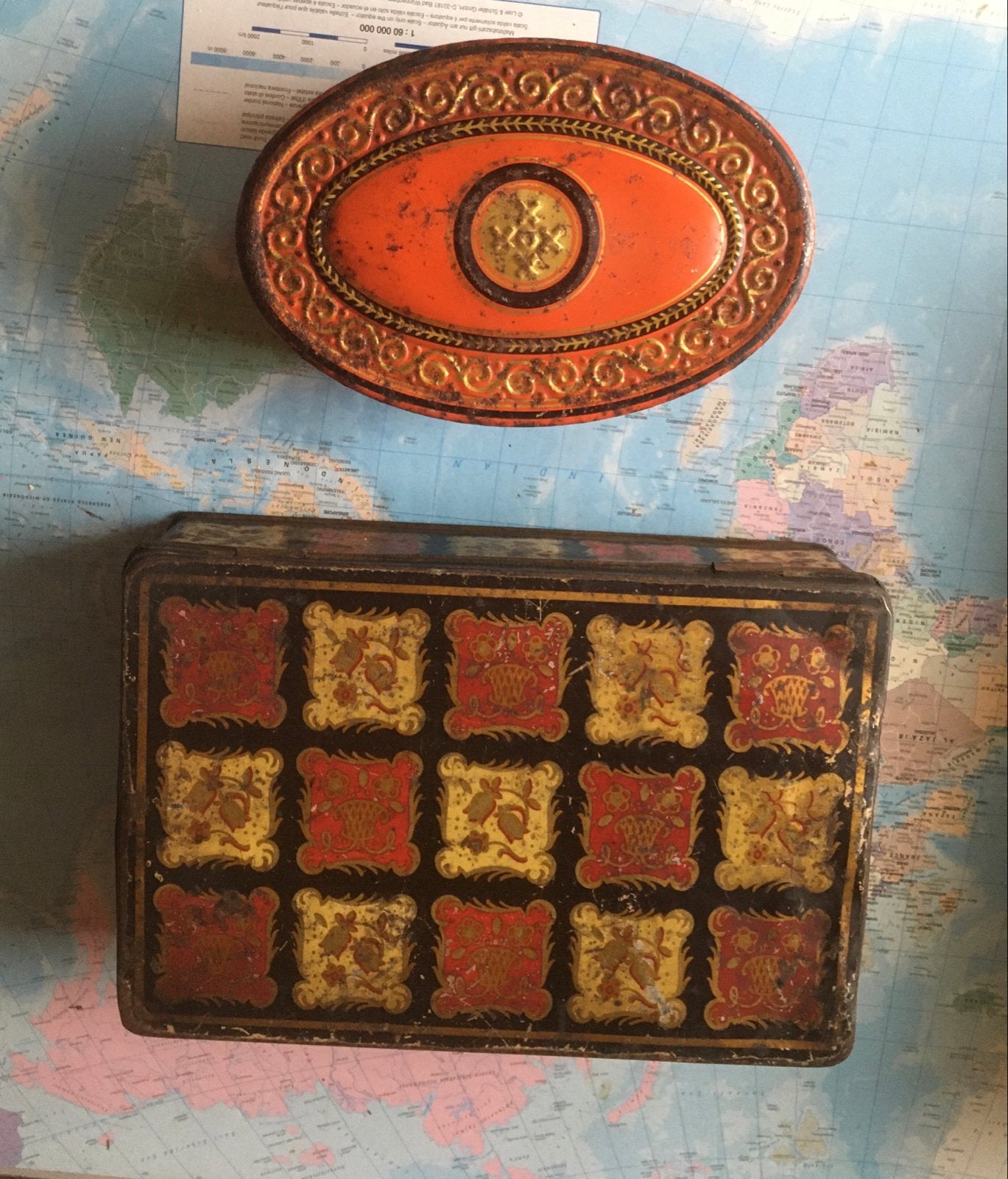Xox - blikken - vintage Xox, Ophalen of Verzenden, Gebruikt, Koek(jes)