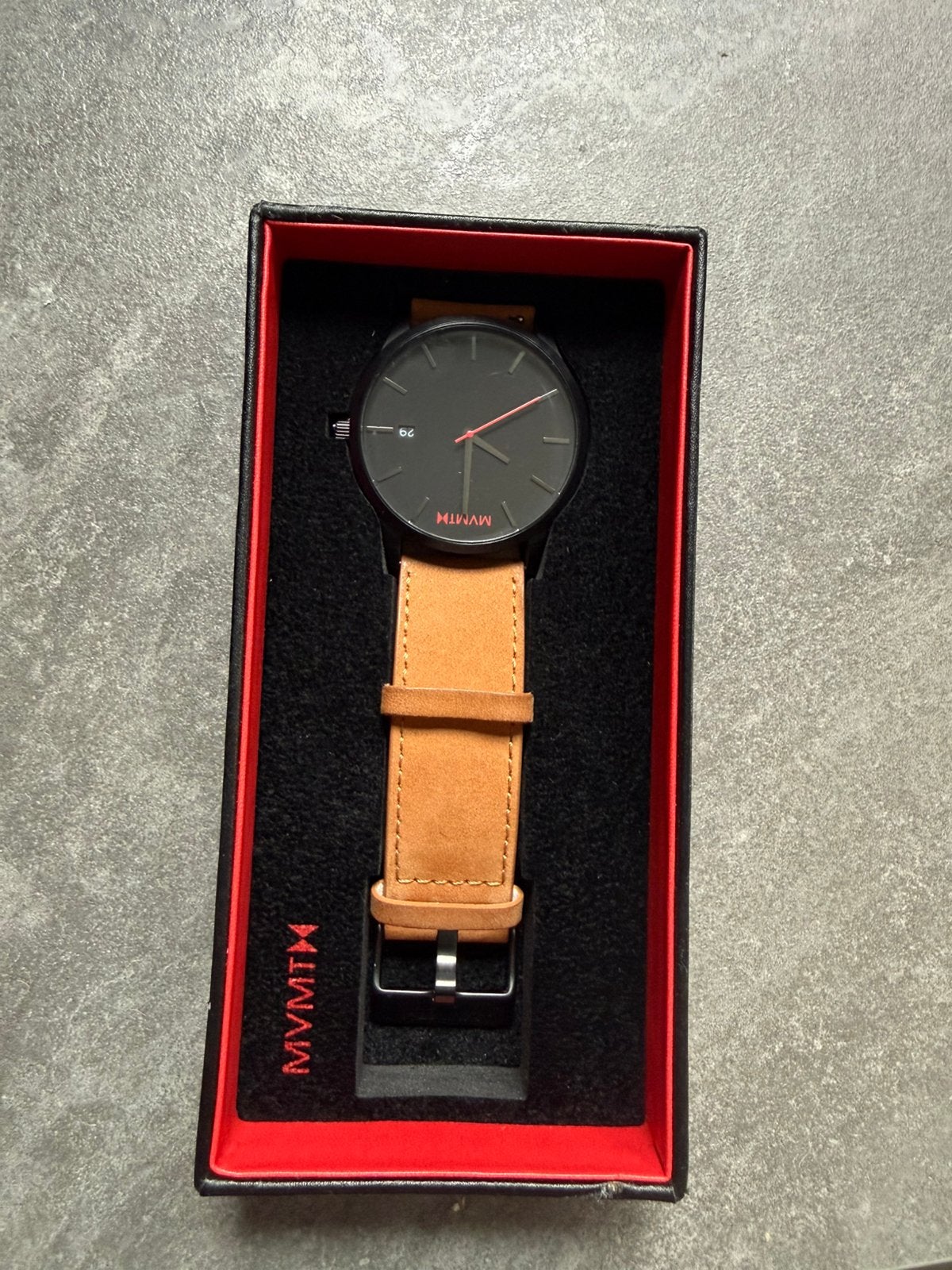 Horloge MVMT wachtes, Ophalen of Verzenden, Zo goed als nieuw, Zwart, Android