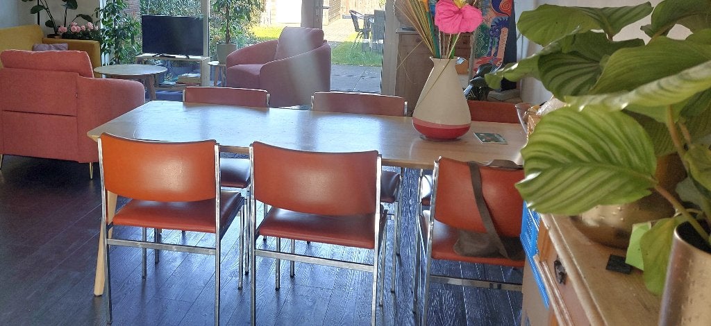 Lisabo (Ikea)  Eettafel, Ophalen, 50 tot 100 cm, Zo goed als nieuw, Vijf personen of meer