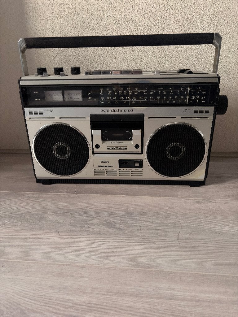 Aristona gettoblaster, Ophalen, Gebruikt, Transistorradio