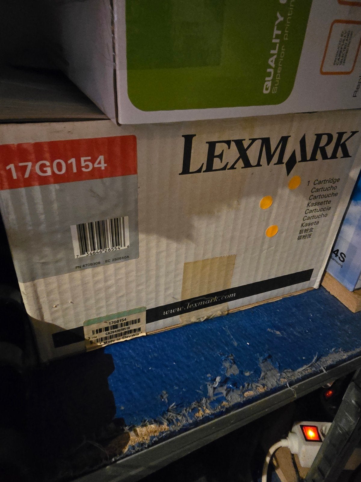 Lexmark 17G0154 Toner Cartridge - Nieuw in doos, Computers en Software, Ophalen of Verzenden, Nieuw, Laserprinter, Lexmark