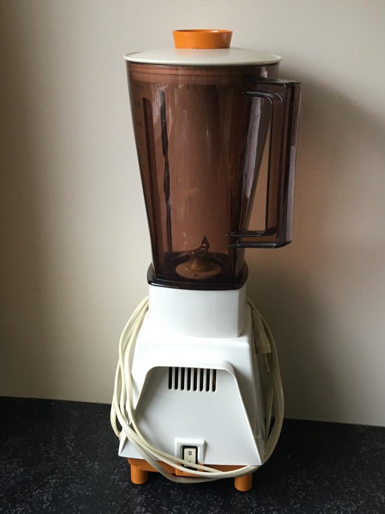 Jaren 60- Vinted blender, 1 tot 2 liter, Ophalen of Verzenden, Zo goed als nieuw, 1 snelheid