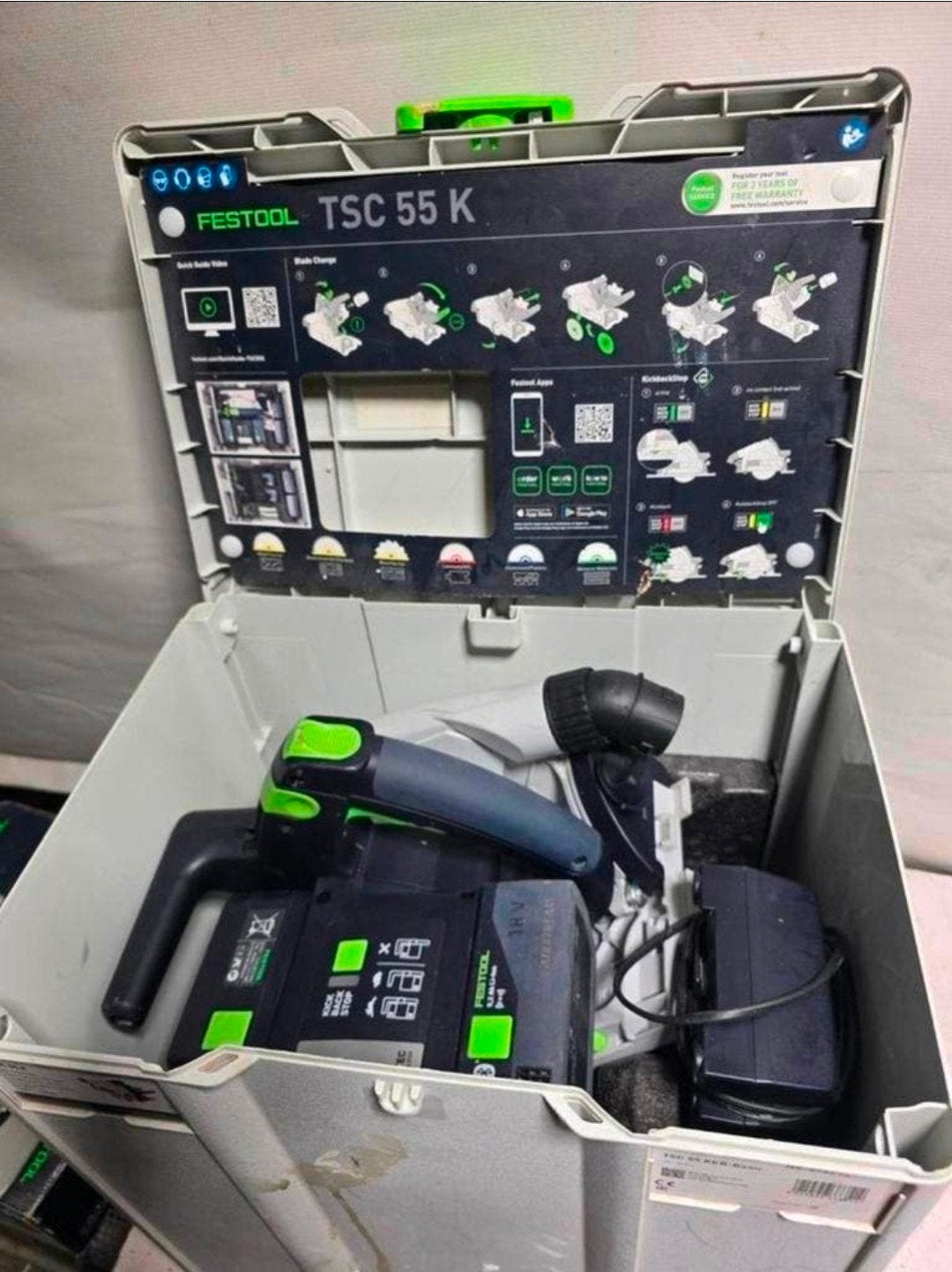 Festool accu Invalzaag set in Systainer, Ophalen of Verzenden, Festool, N.v.t, N.v.t