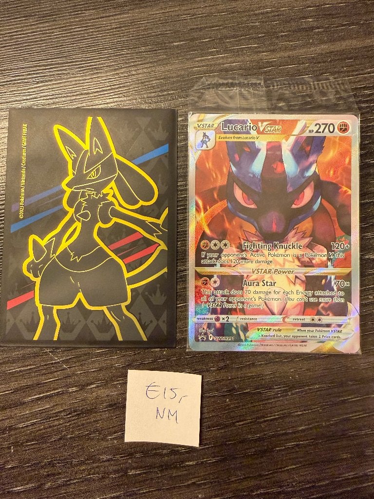 Lucario VSTAR 2023 SWSH291 Promo SEALED!, Hobby en Vrije tijd, Ophalen of Verzenden, Nieuw, Losse kaart, Foil