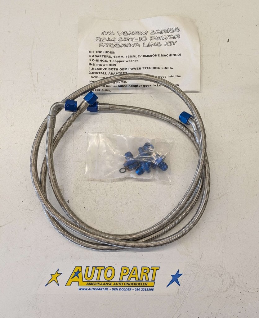 Dodge Ram SRT10 stuurbekrachtiging slangen 2004-2006, Auto-onderdelen, JTS VENOM PERFORMANCE, Amerikaanse onderdelen, Nieuw, Ophalen of Verzenden