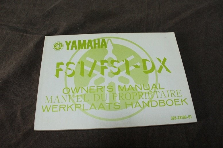 Yamaha FS1 FS1-DX 1979 bromfiets instructie boekje, Ophalen of Verzenden, Gebruikt