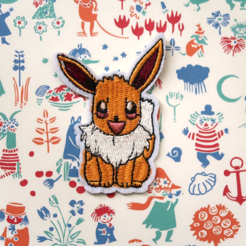 Pokemon Eevee opstrijkplaatje patch badge applicatie, Hobby en Vrije tijd, Verzenden, Nieuw, Overige applicaties