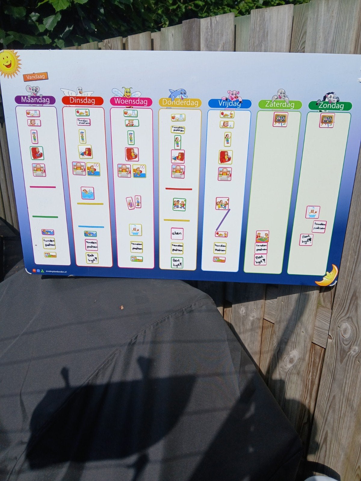 Picto bord, Ophalen of Verzenden, Gebruikt
