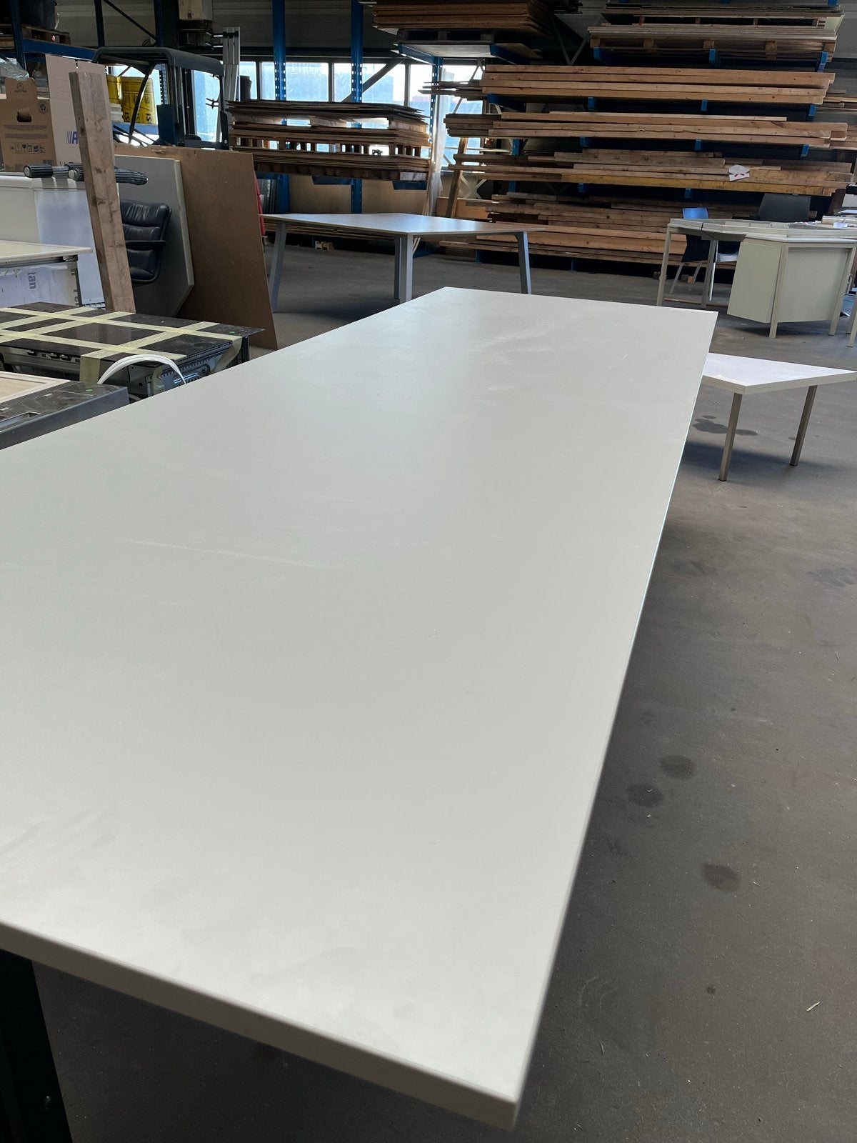 Lange vergadertafel voor kantoor - 300x100x75 cm, Ophalen, Gebruikt