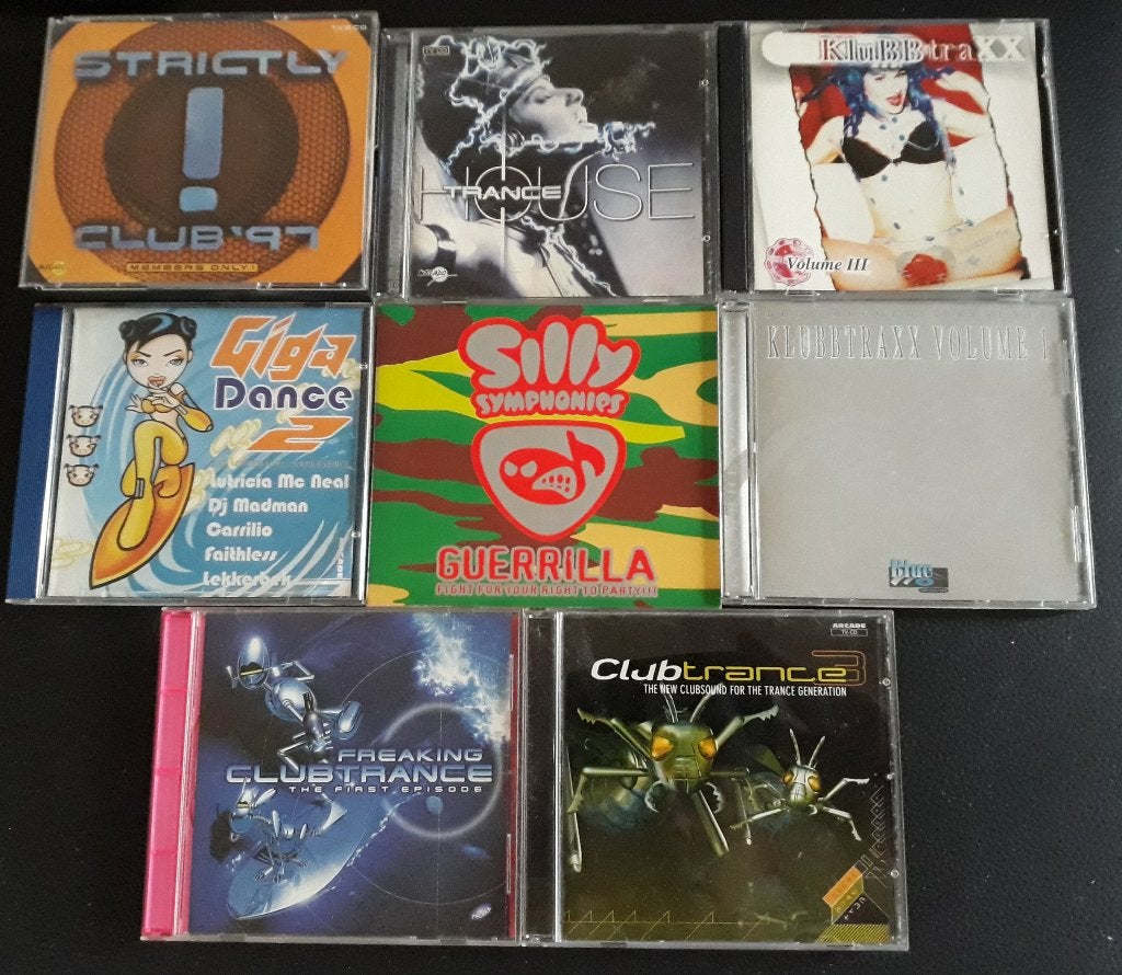 8x old school trance cds (zeldzaam), Ophalen of Verzenden, Zo goed als nieuw