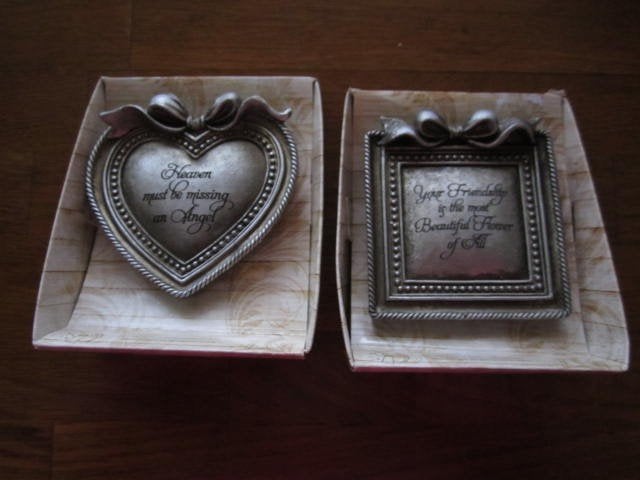 Decoratieve metalen fotolijstjes met inspirerende tekst, Nieuw, Kunststof, Ophalen of Verzenden, Klassiek
