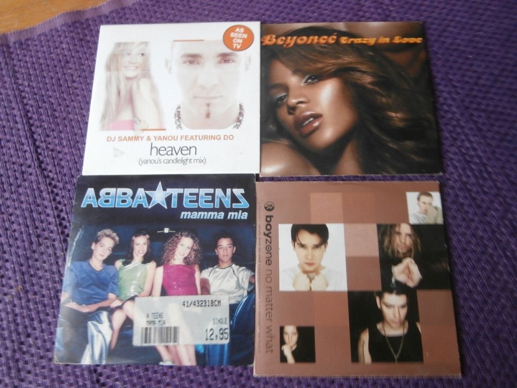 Cd Beyonce Crazy in love DJ Sammy Yanou ABBA Teens Boyzone, 2 t/m 5 singles, Ophalen of Verzenden, Zo goed als nieuw, Pop