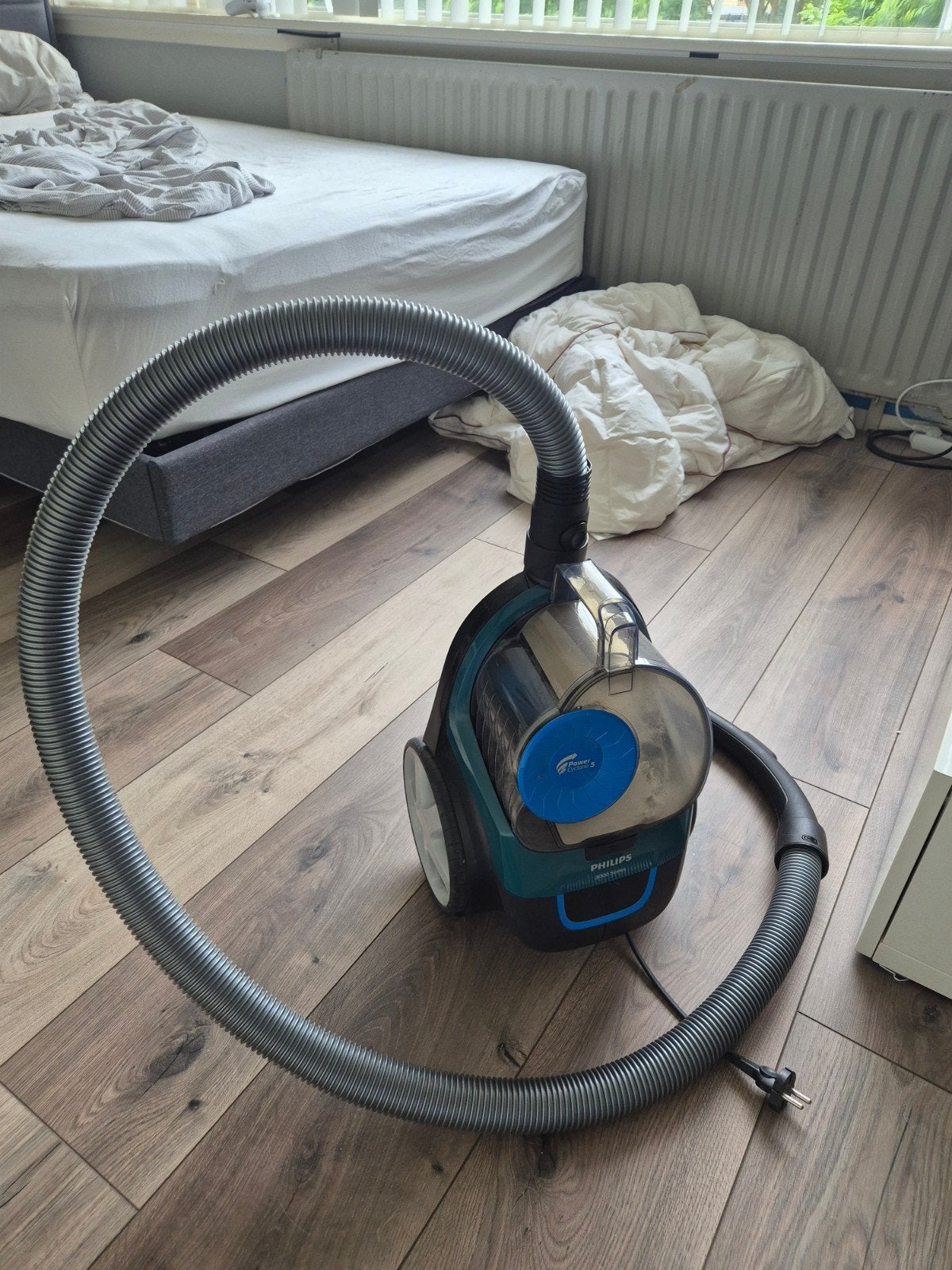 Philips PowerPro Compact stofzuiger - Zonder zak, Ophalen, Gebruikt, Philips, Sledestofzuiger