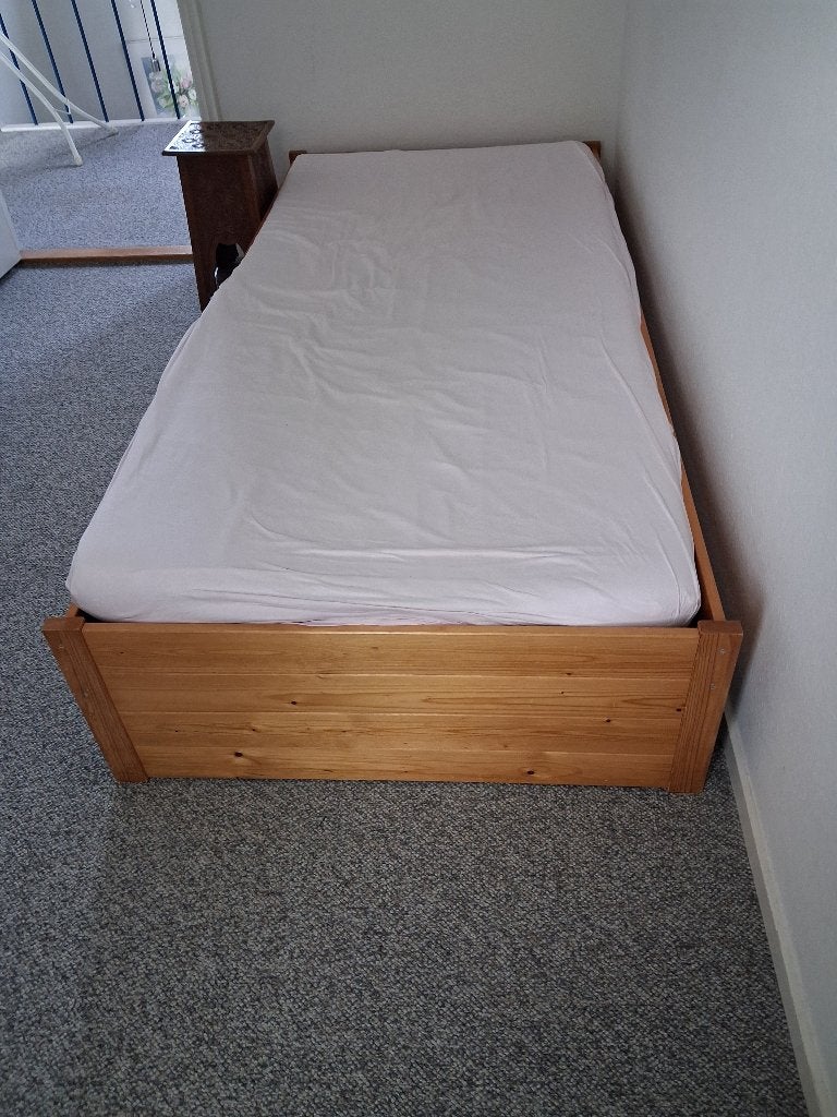 Eenpersoons Bedden, Ophalen, Gebruikt, 90 cm, Eenpersoons