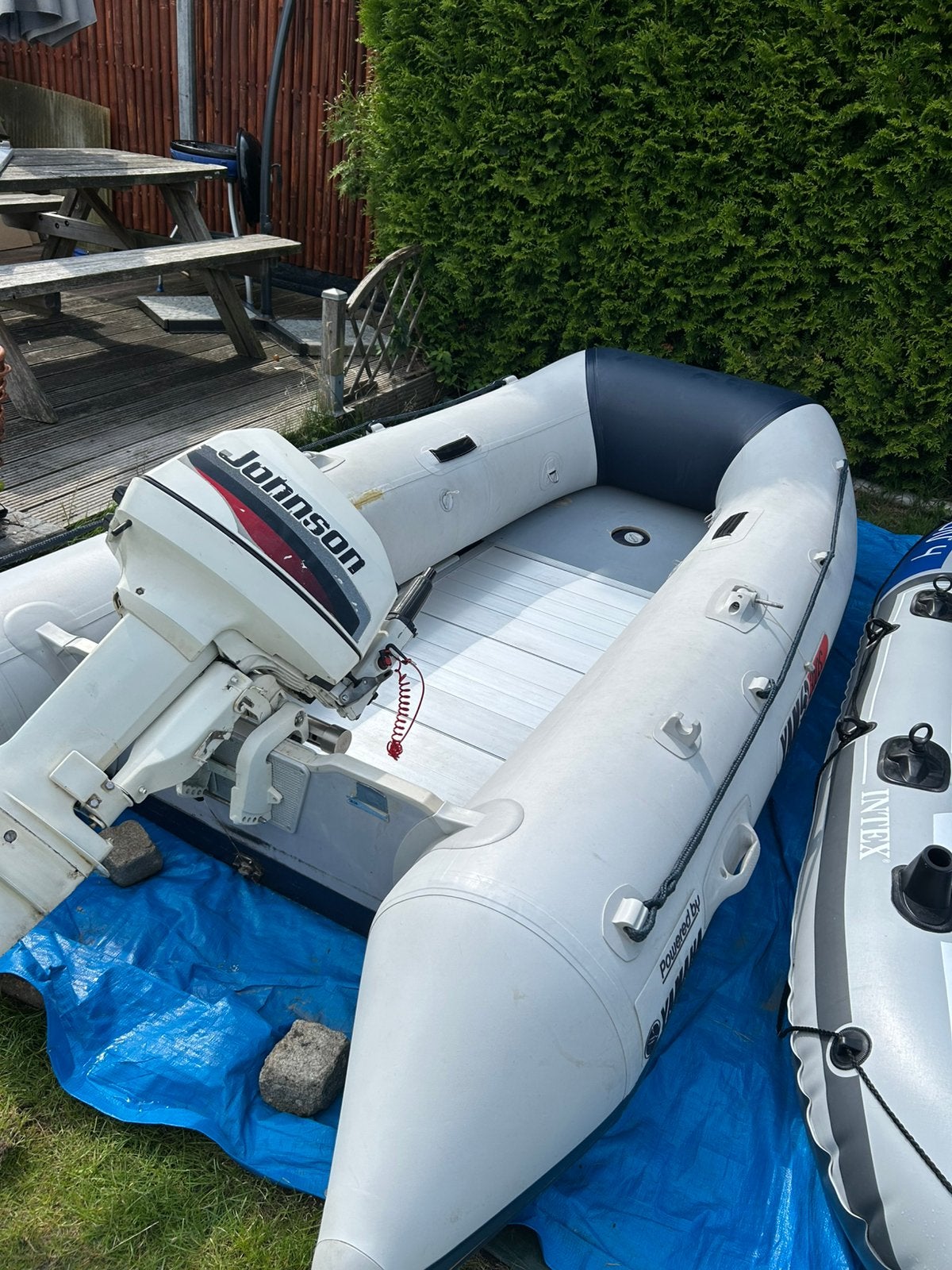 Yam 310s & johnson 5 pk, Ophalen, Zo goed als nieuw, Motor en Techniek, Zeilboot of Motorboot