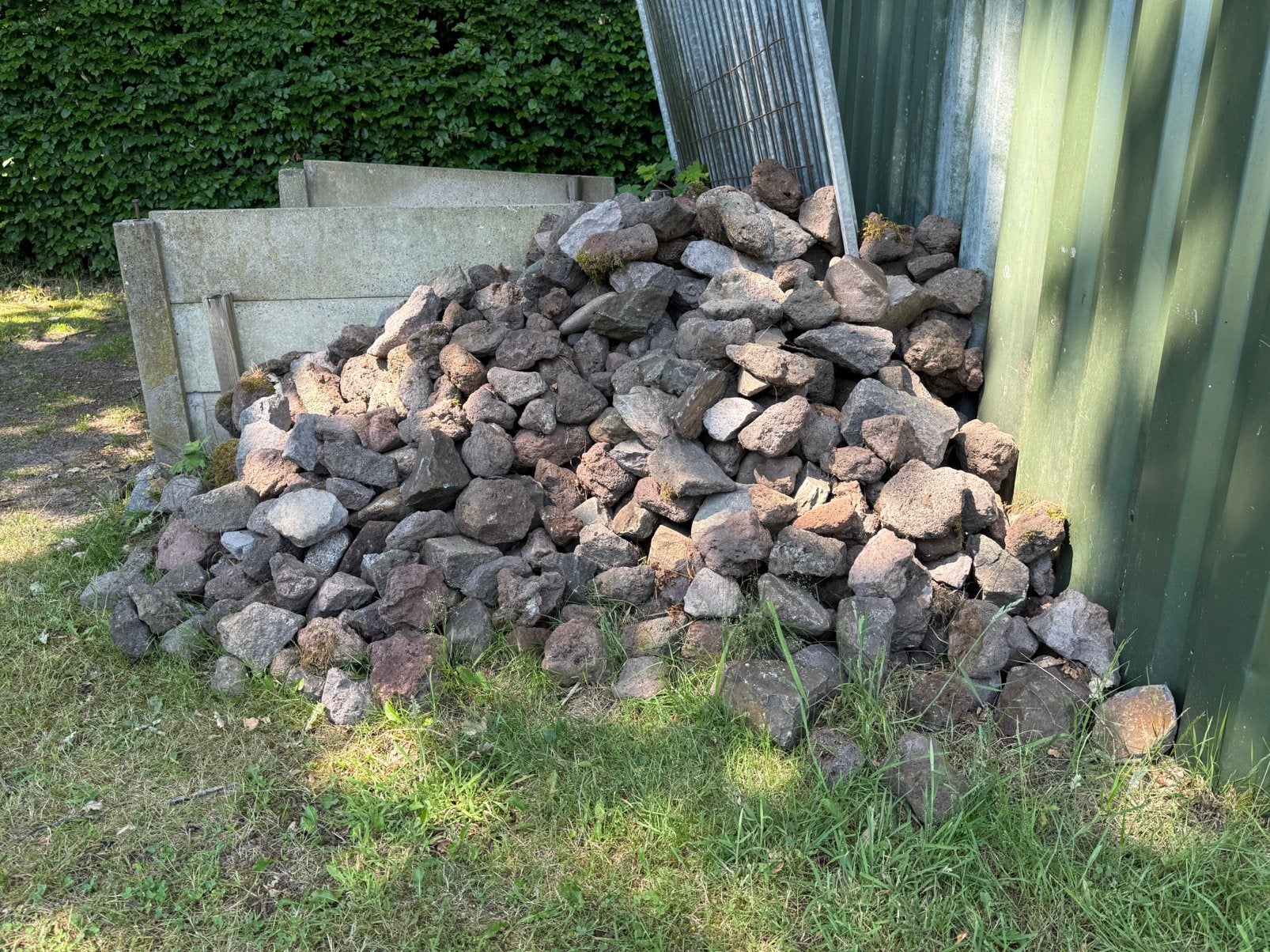 Maaskeien, Ophalen, Gebruikt
