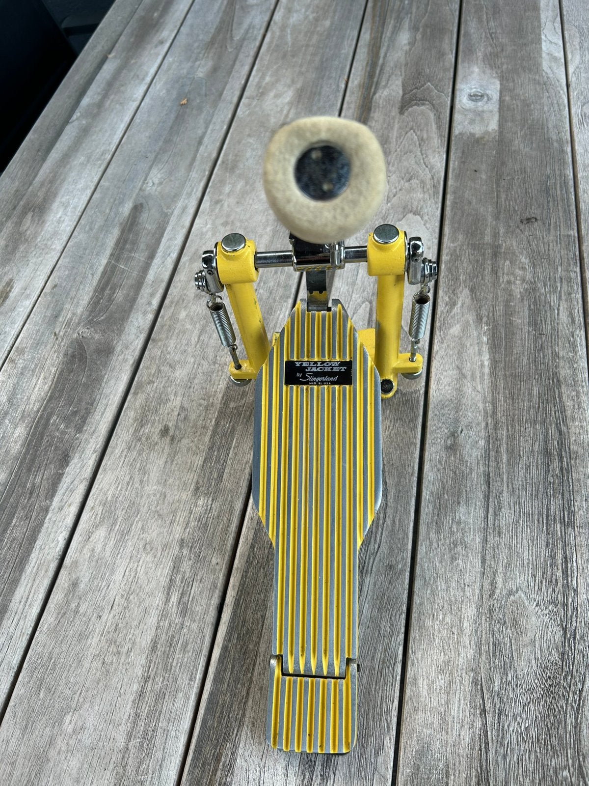 Slingerland "Yellow Jacket" No. 943 bassdrumpedaal, Muziek en Instrumenten, Ophalen of Verzenden, Zo goed als nieuw, Overige merken