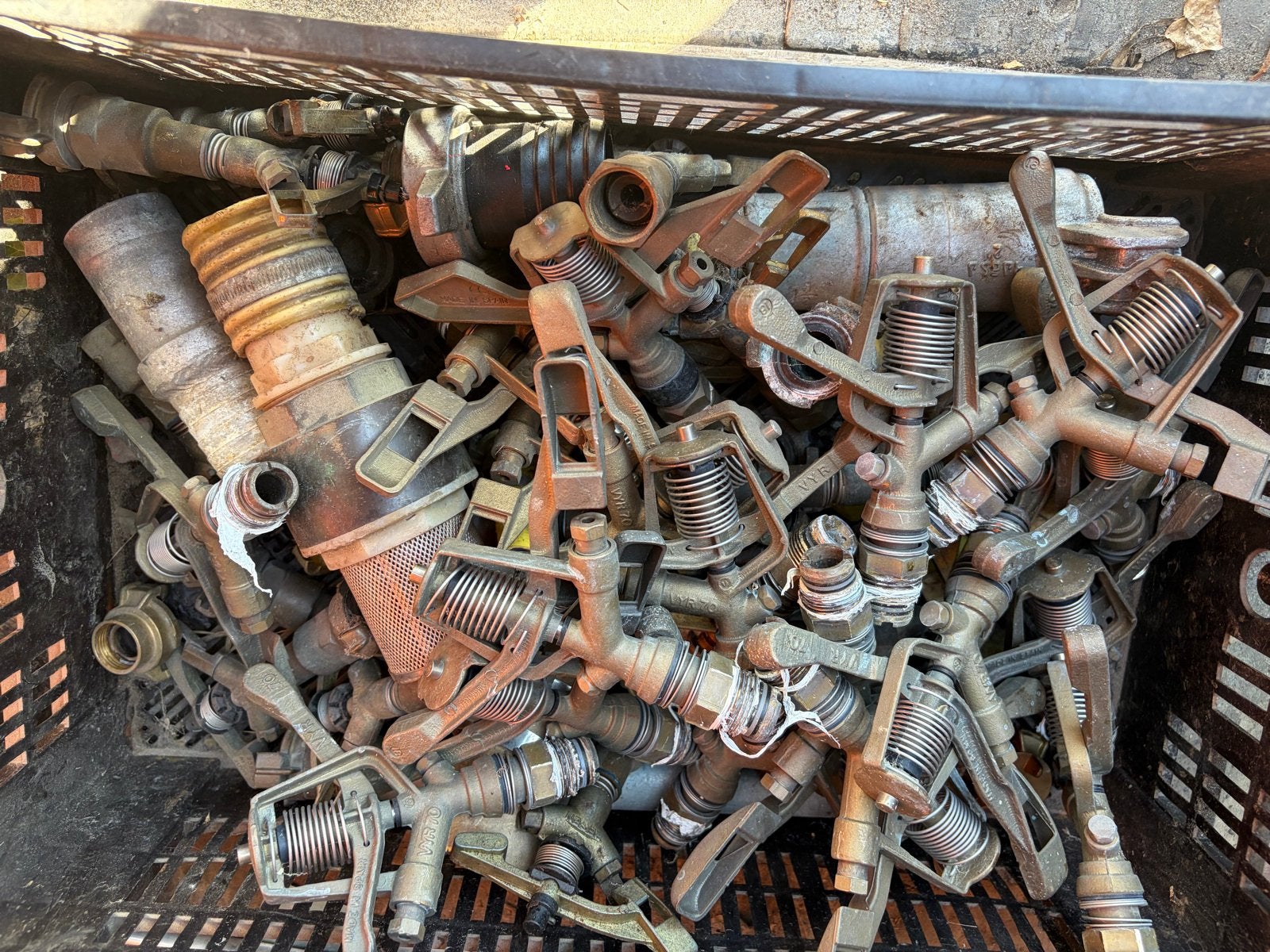 32 gebruikte sproeiers voor tuin en landbouw, Tuin en Terras, Ophalen, Gebruikt, Sectorsproeier