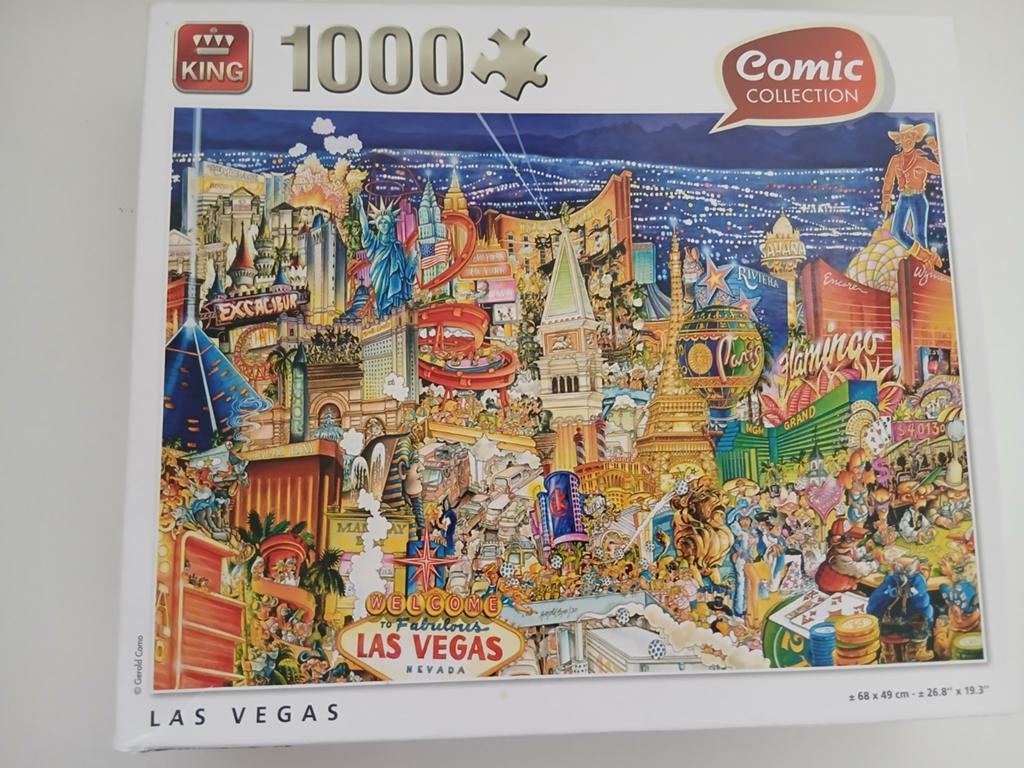 Legpuzzel Las Vegas. 1000 stukjes., Ophalen, 500 t/m 1500 stukjes, Zo goed als nieuw