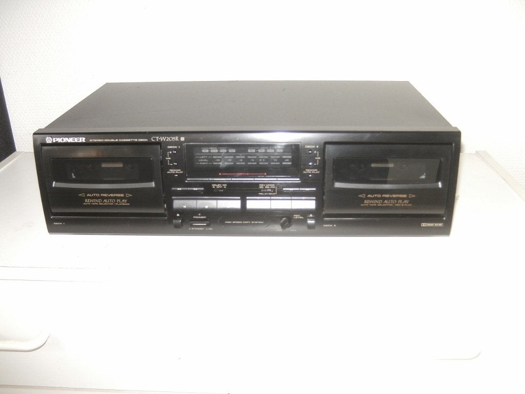 Pioneer cassettedeck type CT-W205R, Ophalen, Dubbel, Overige merken