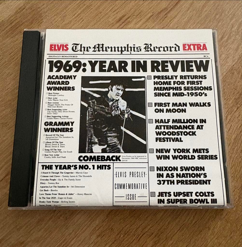 Elvis Presley The Memphis Record EXTRA 1969 CD (Japen), Cd's en Dvd's, Ophalen of Verzenden, Zo goed als nieuw, Blues