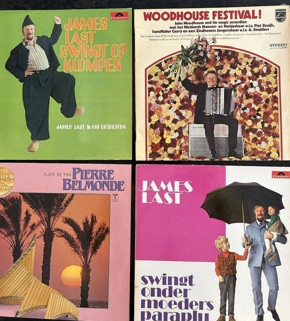 Vier elpees Instrumentaal/Zang, Ophalen of Verzenden, Gebruikt, Overige formaten
