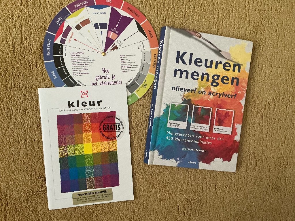 Kleuren Mengen, Hobby en Vrije tijd, Schilderen, Ophalen of Verzenden, Zo goed als nieuw, Acrylverf