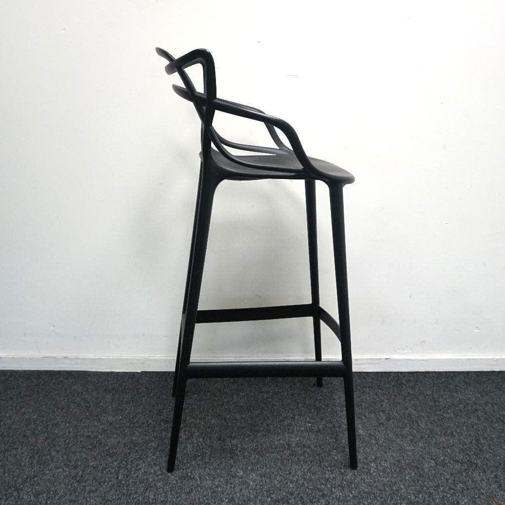 Kartell Masters Design Barkrukken | Zwart | Zithoogte 75 cm, Kunststof, 5 krukken of meer, -, -