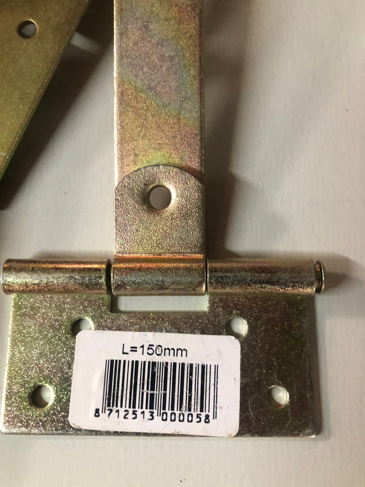 Poort/hek scharnieren 0.75ct, Ophalen of Verzenden, Zo goed als nieuw, IJzer, Scharnier