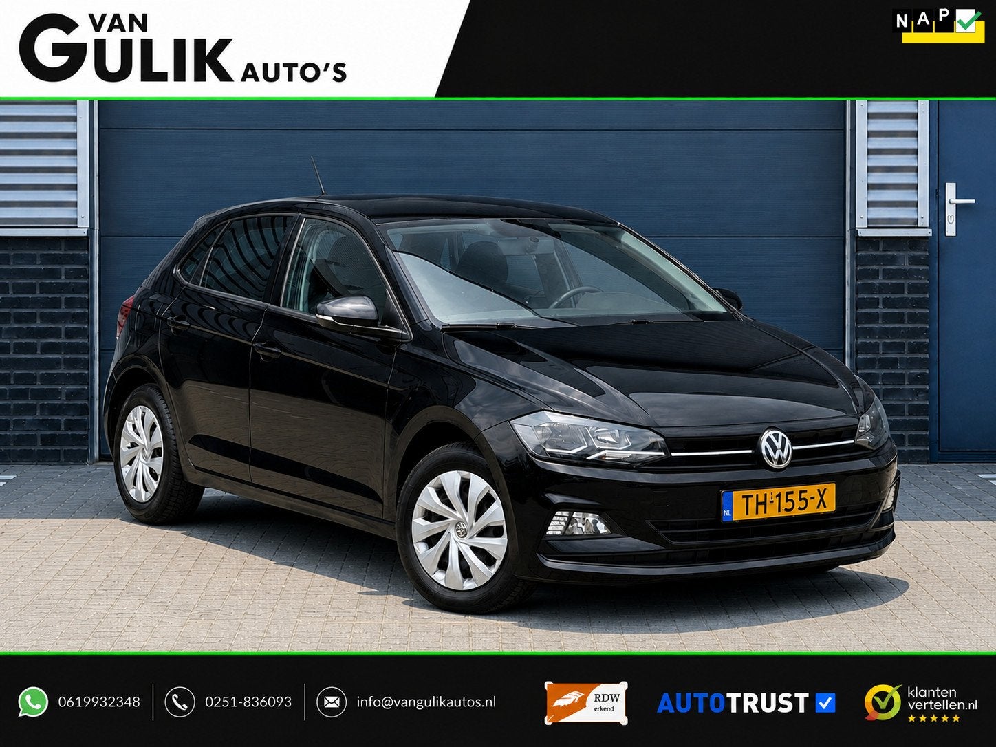 Volkswagen Polo 1.0 TSI Comfortline | Digitaal | Sportstoele, Auto's, Volkswagen, Gebruikt, 95 pk, Origineel Nederlands, Bedrijf