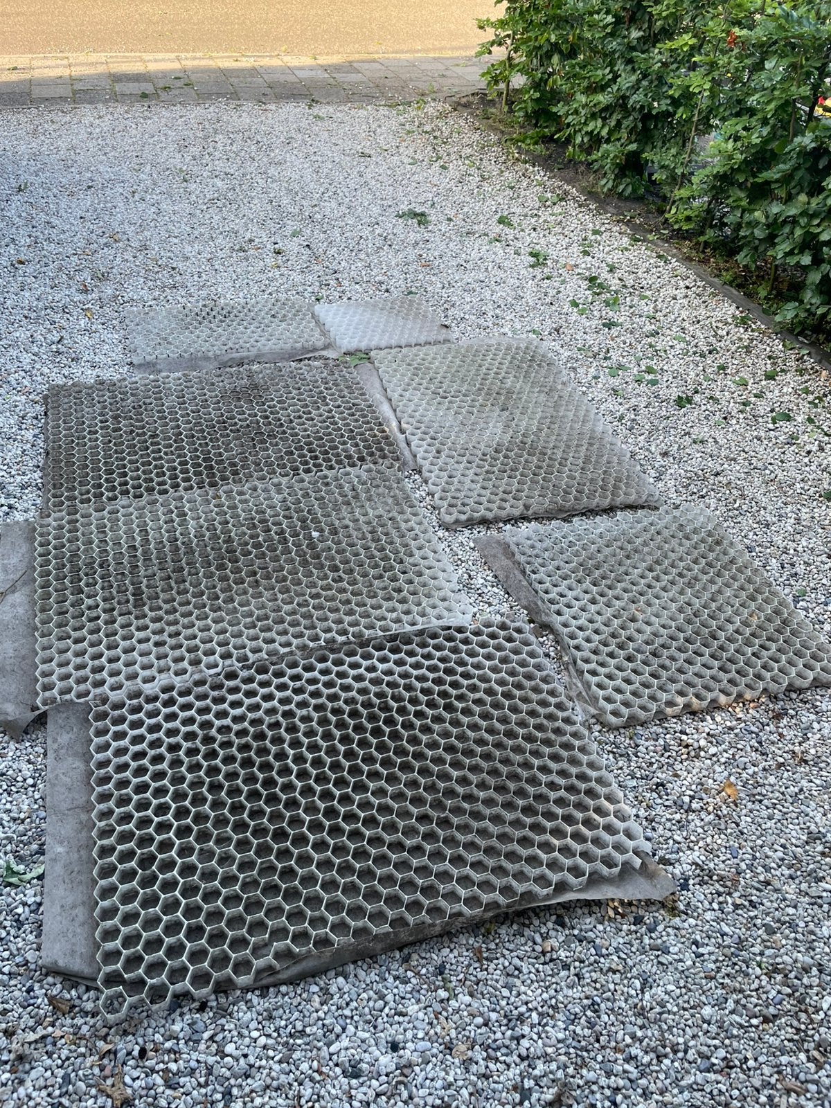 Grindplaten, 4,5m2, Ophalen, Gebruikt
