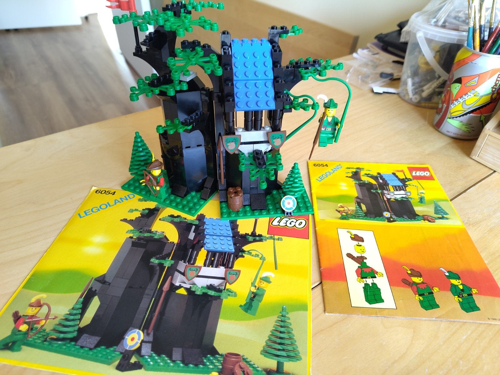 LEGO 6054 Forestmen's Hideout, Gebruikt, Lego, Ophalen of Verzenden, Inclusief instructies