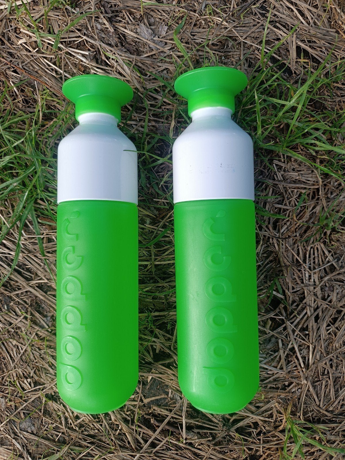 2x Dopper drinkfles groen - Zo goed als nieuw, Ophalen of Verzenden, Zo goed als nieuw