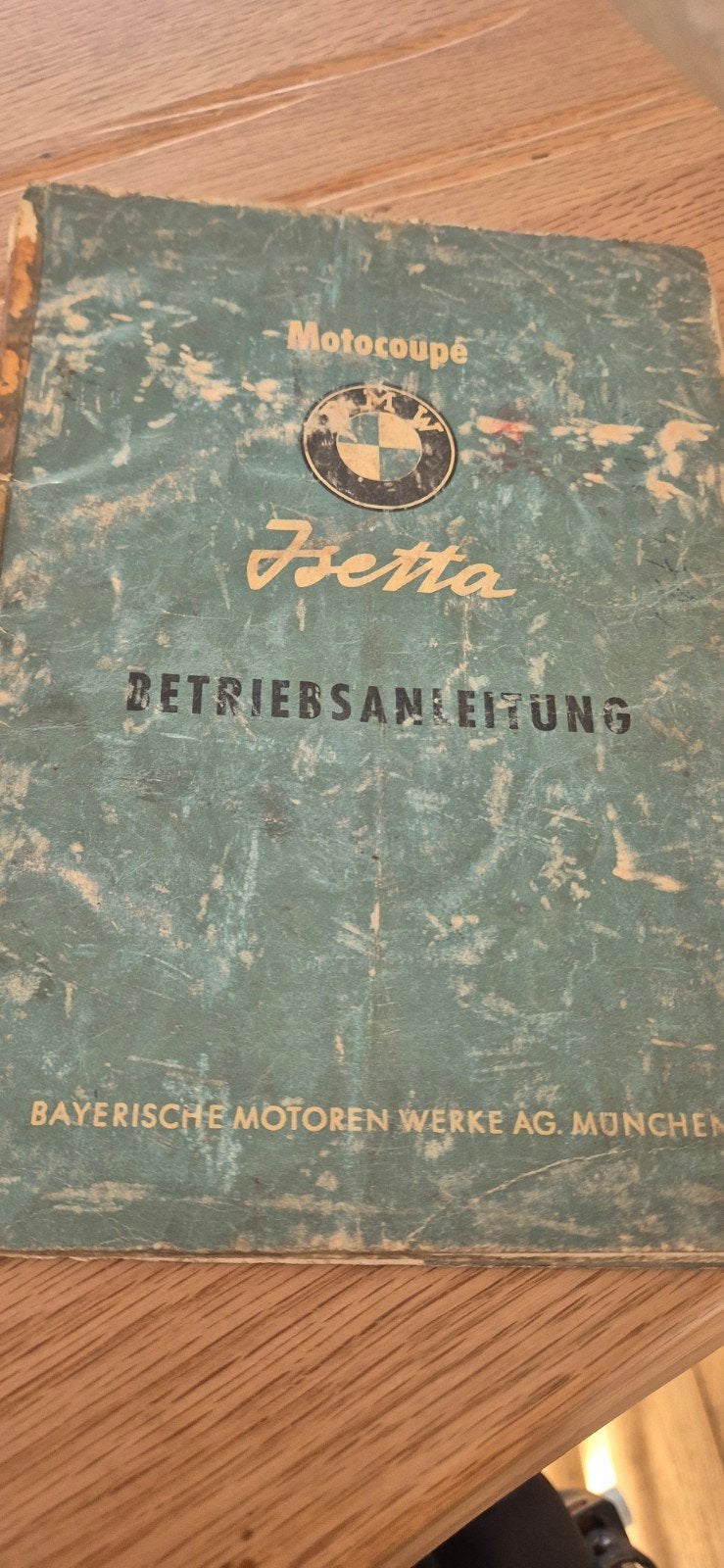 instructie boekje BMW Isetta duitstalig, Ophalen of Verzenden