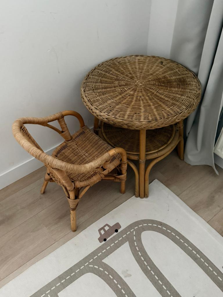 Kindertafelen stoel, Tuin en Terras, Ophalen of Verzenden, Zo goed als nieuw, Stoel, 2 zitplaatsen