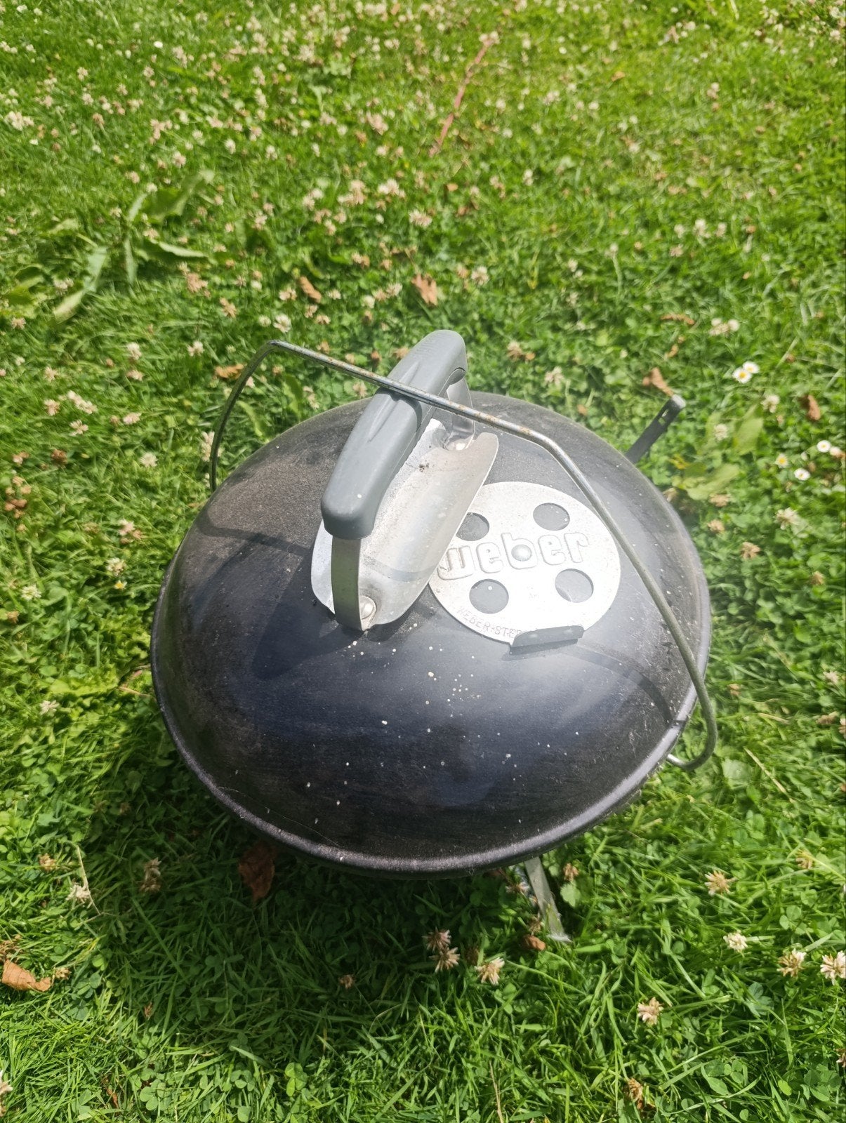 Zgan Weber bbq klein, compact, smokey joe, Ophalen, Zo goed als nieuw, Weber