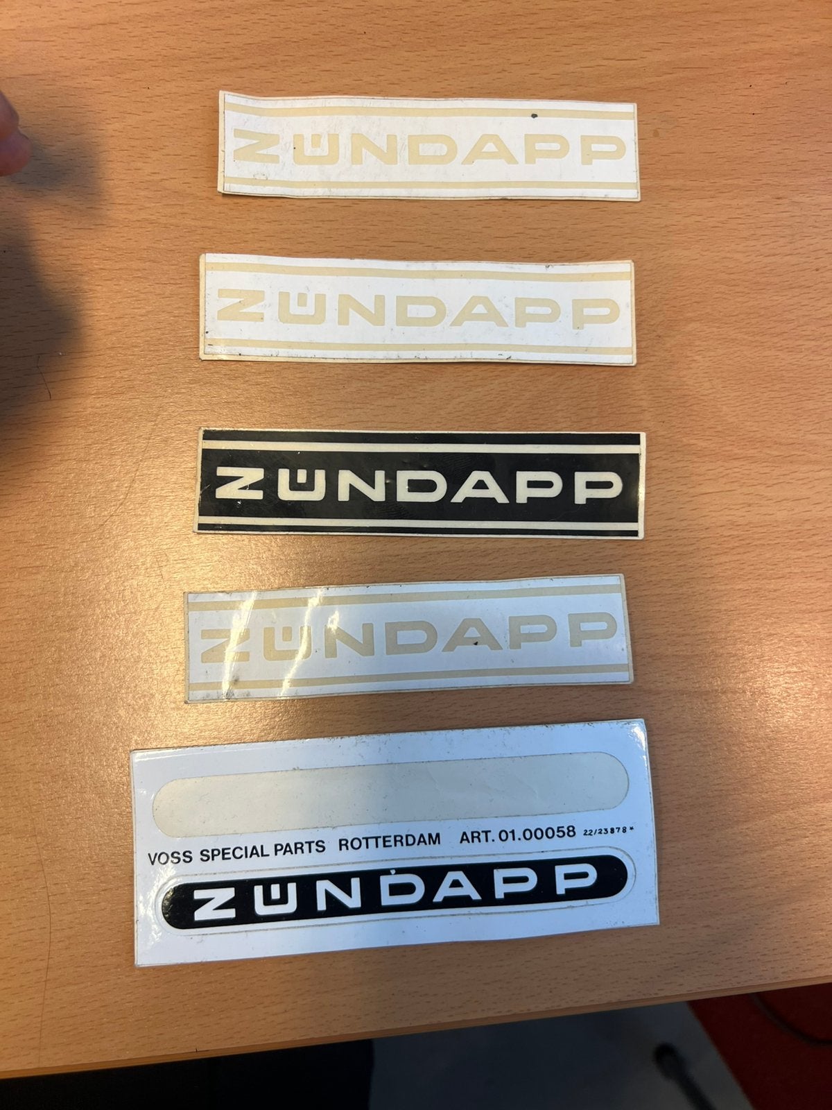 Zundapp Oldschool nos Stickers, Fietsen en Brommers, Ophalen of Verzenden, Nieuw, Overige typen