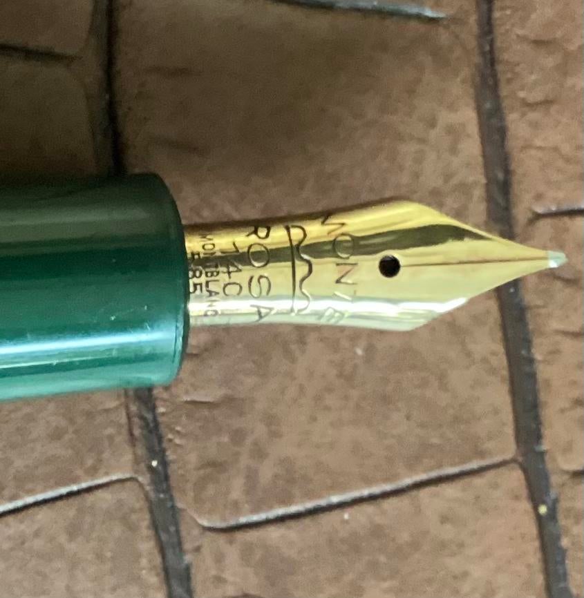 Vintage  vulpen Monte Rosa 14c Mont Blanc 585, Ophalen of Verzenden, Gebruikt, Vulpen, Parker