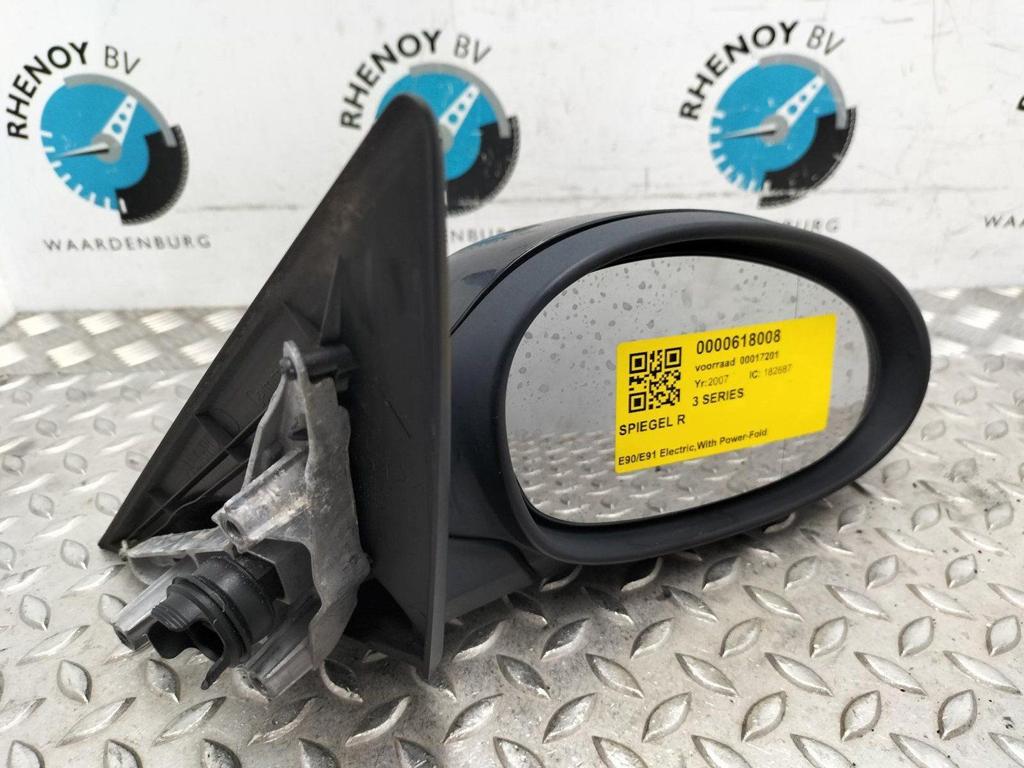 BMW 3 SERIES E90 318I  SPIEGEL R 2007, Auto-onderdelen, Ophalen of Verzenden, Gebruikt, ARN erkend