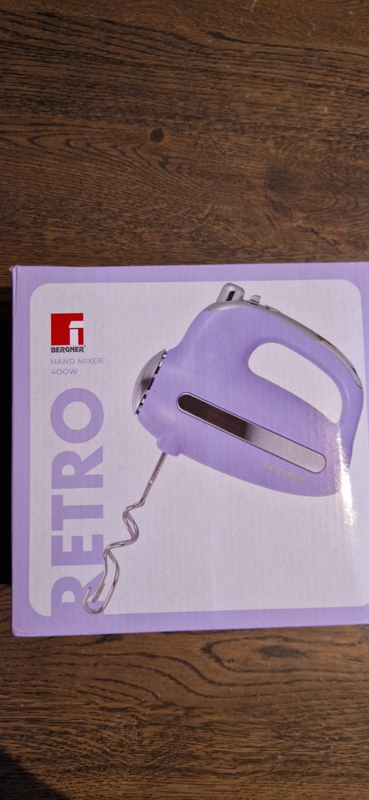 Nieuwe Handmixer RETRO., Overige typen, Ophalen of Verzenden, Nieuw, Kunststof