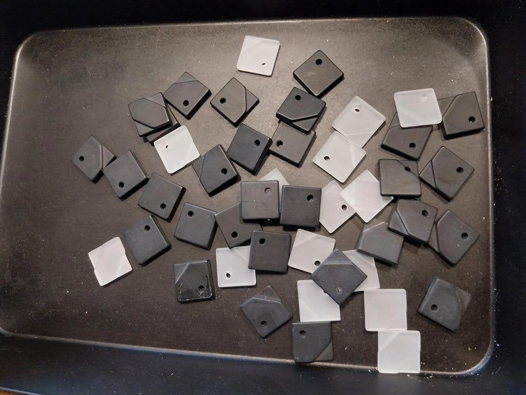 Mix van onyx en bergkristal ornamenten, Ophalen of Verzenden, Mineraal