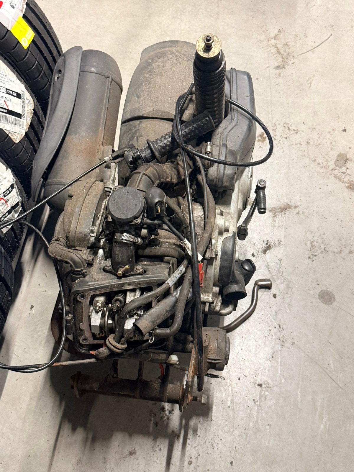 Motorblok zip brom 2017, Fietsen en Brommers, Scooters | Piaggio, Ophalen, Gebruikt, Benzine, Zip