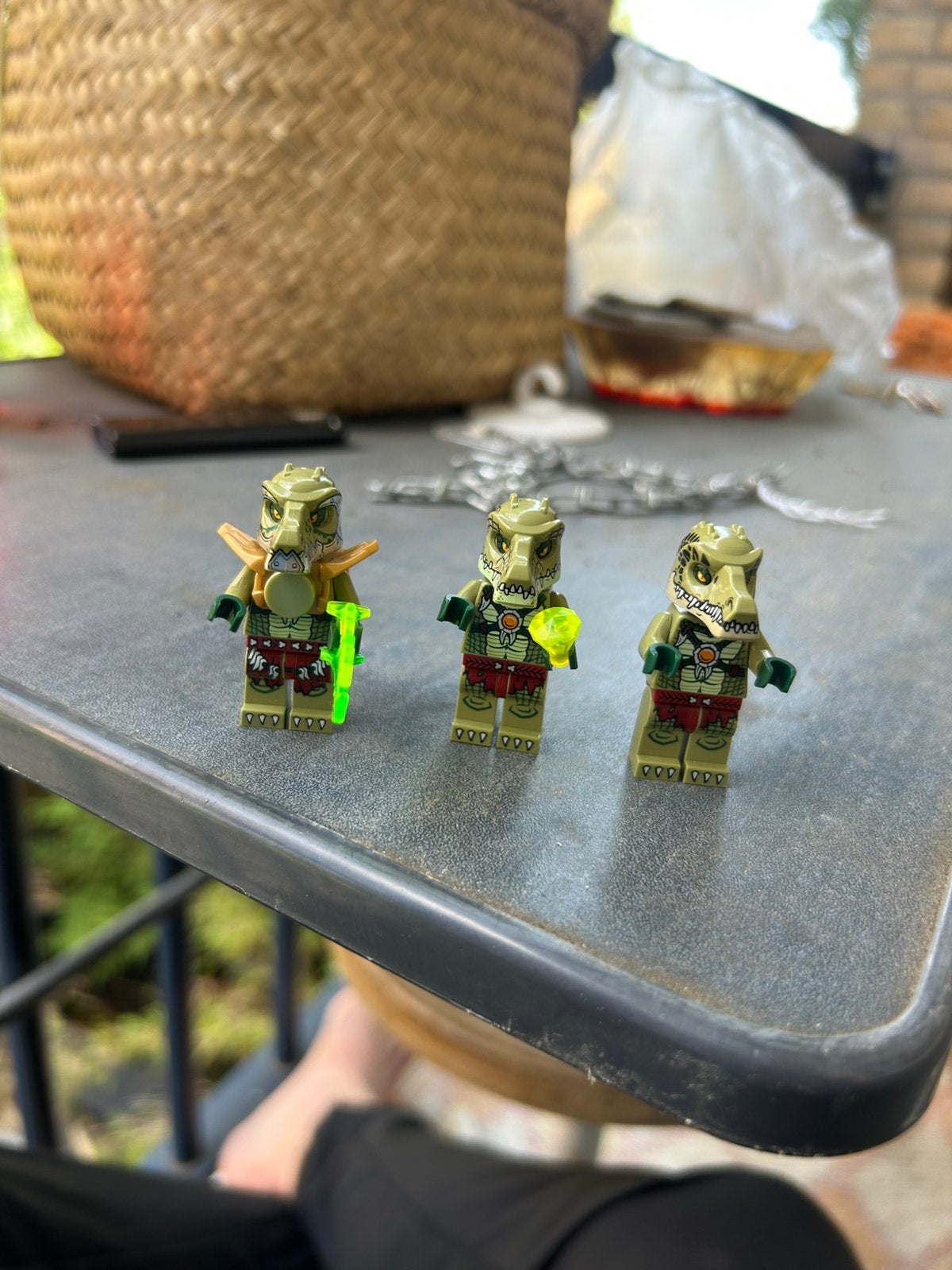 Ninjago krokodil poppetjes, Inclusief minifiguren, Lego, Ophalen of Verzenden, Zo goed als nieuw