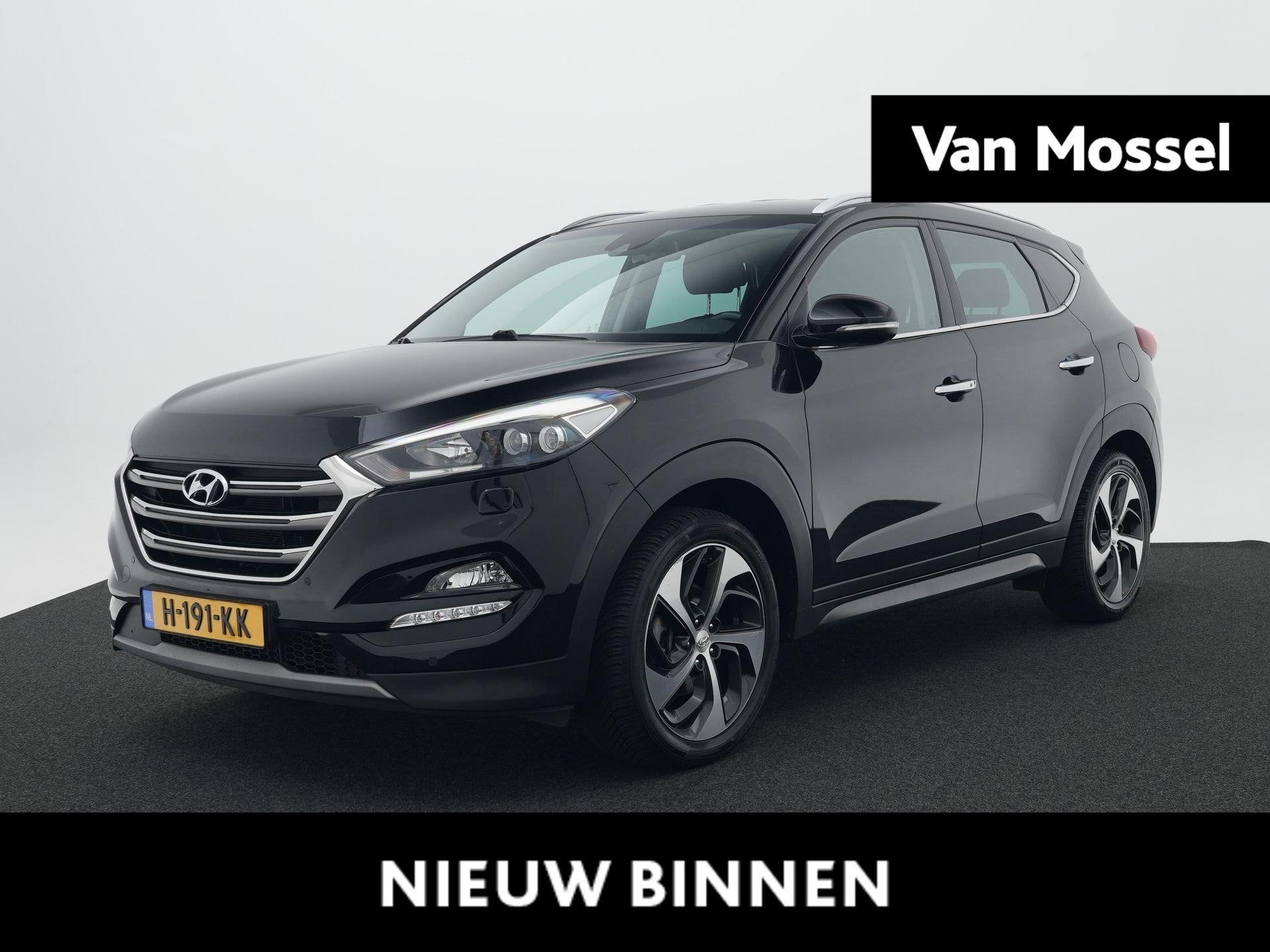 Hyundai Tucson 1.6 T-GDi Comfort | Achteruitrijcamera | Navi, Stof, Gebruikt, 4 cilinders, Zwart