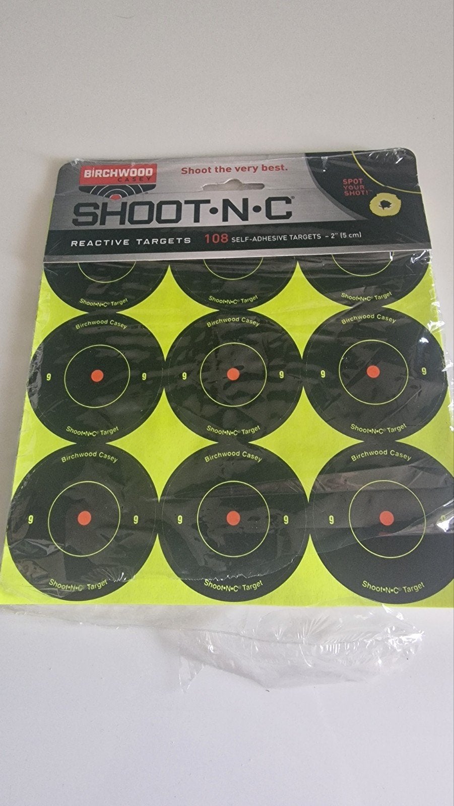 Birchwood Casey Shoot-N-C targets, Ophalen, Nieuw