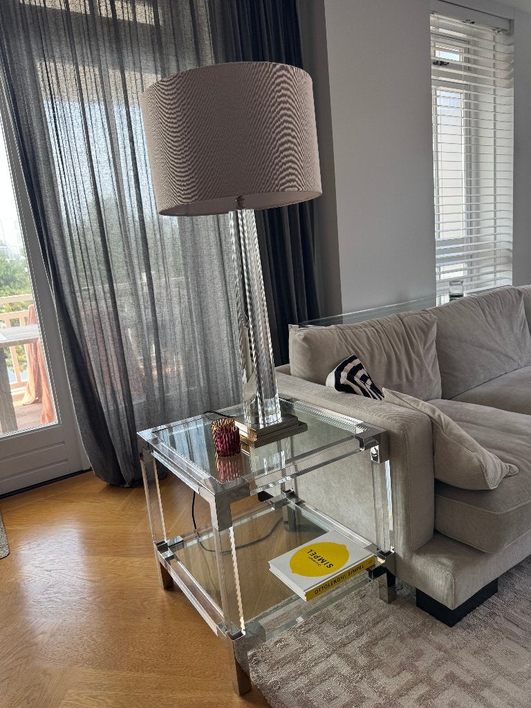 Lamp - tafellamp, Ophalen, Gebruikt, Glas, Overige fittingen