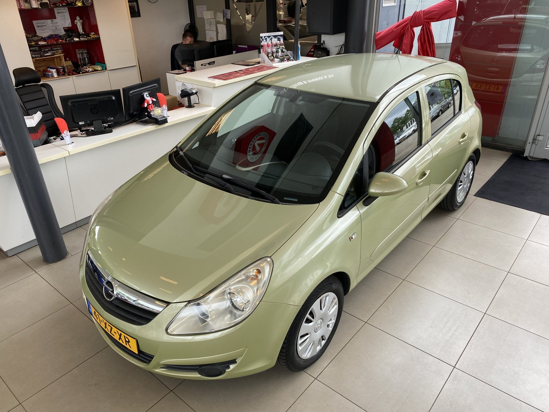 Opel Corsa 1.2-16V Enjoy,2E Eigenaar,100% Onderhouden,Lage K, Auto's, Stof, Gebruikt, 4 cilinders, 82 pk