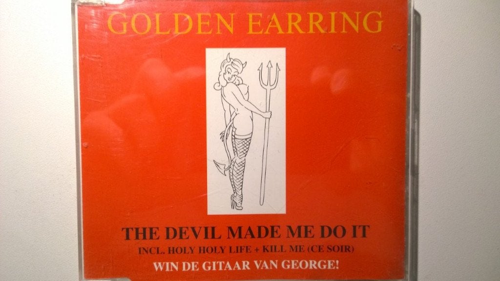 Golden Earring - The Devil Made Me Do It, Ophalen of Verzenden, Zo goed als nieuw, Rock en Metal