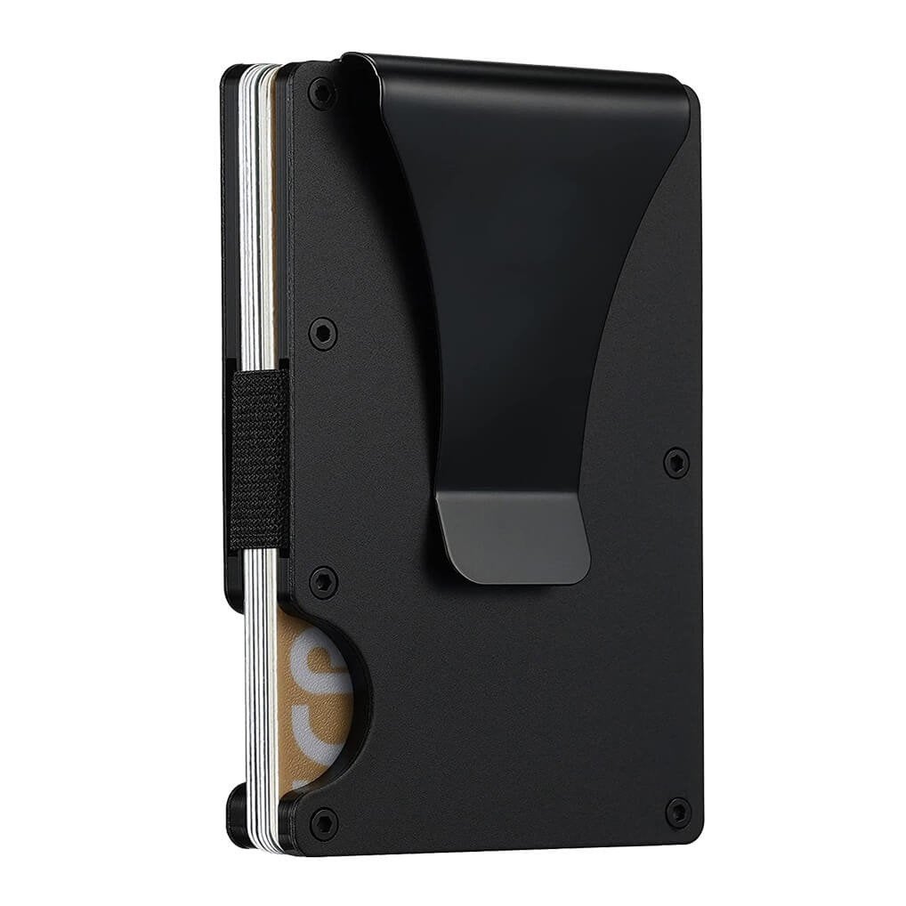 Multifunctionele RFID-blokkerende kaarthouder met geldclip, Ophalen of Verzenden, Nieuw, Zwart, Overige merken