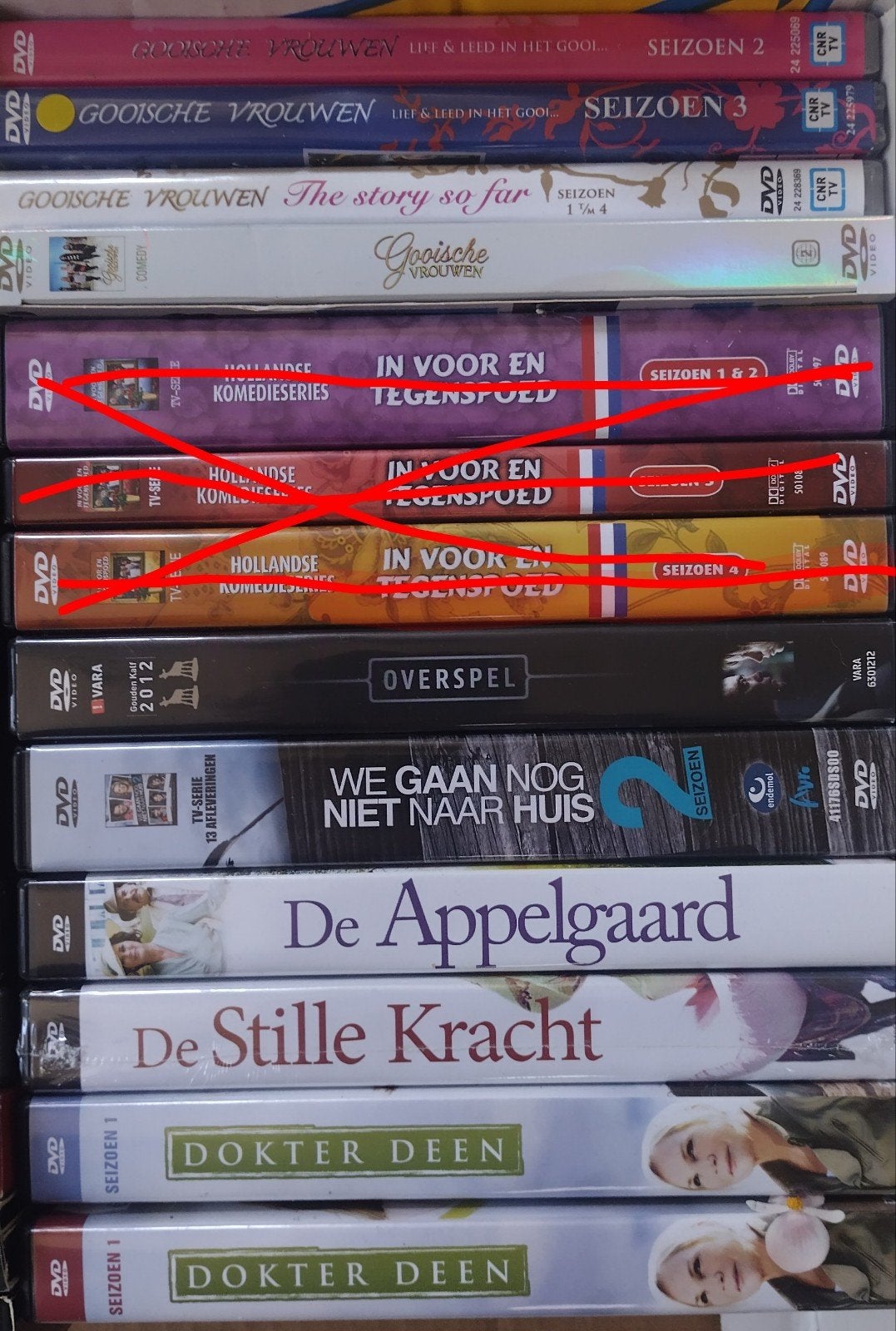dvd 's Nederlandse series, Cd's en Dvd's, Ophalen of Verzenden, Zo goed als nieuw